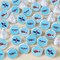 Big Dot of Happiness Taking Flight - Airplane - Baby Shower or Birthday Party Small Round Candy Stickers - Party Favor Labels - 324 Count